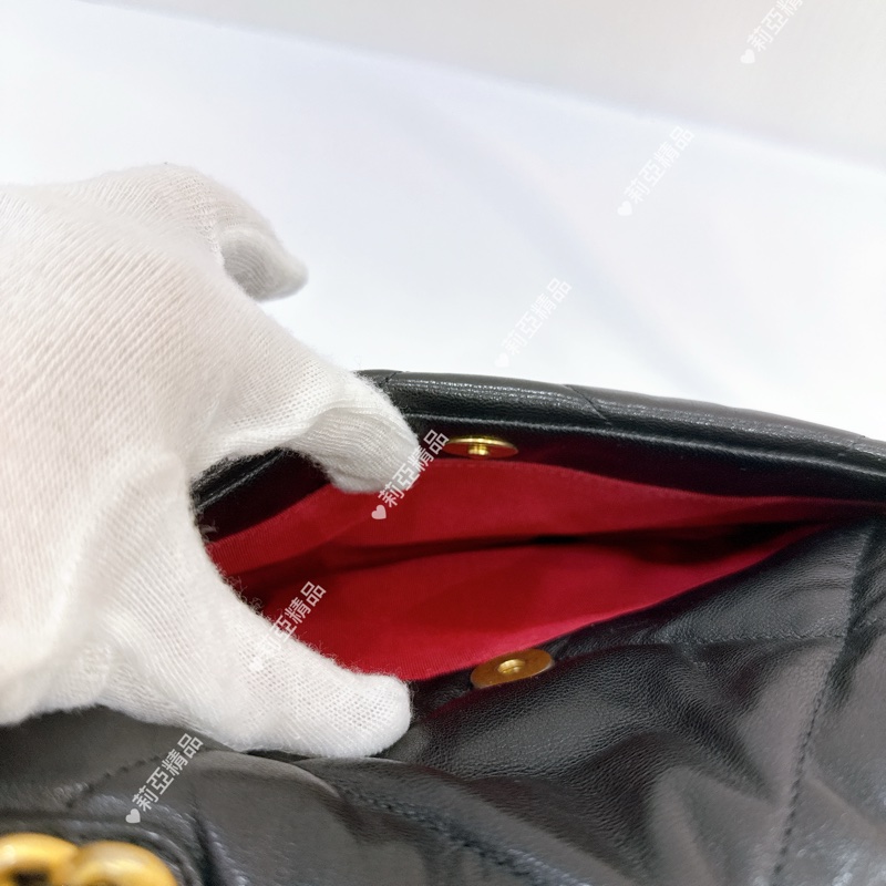 莉亞精品♡ Chanel AS1160 19 黑金小號 手提翻蓋包 二手美包-20