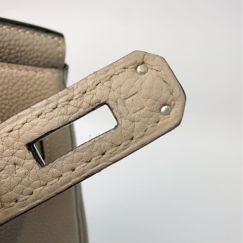 愛馬仕Hermès Birkin 30 斑鳩灰 Togo皮|銀扣|框I刻-9