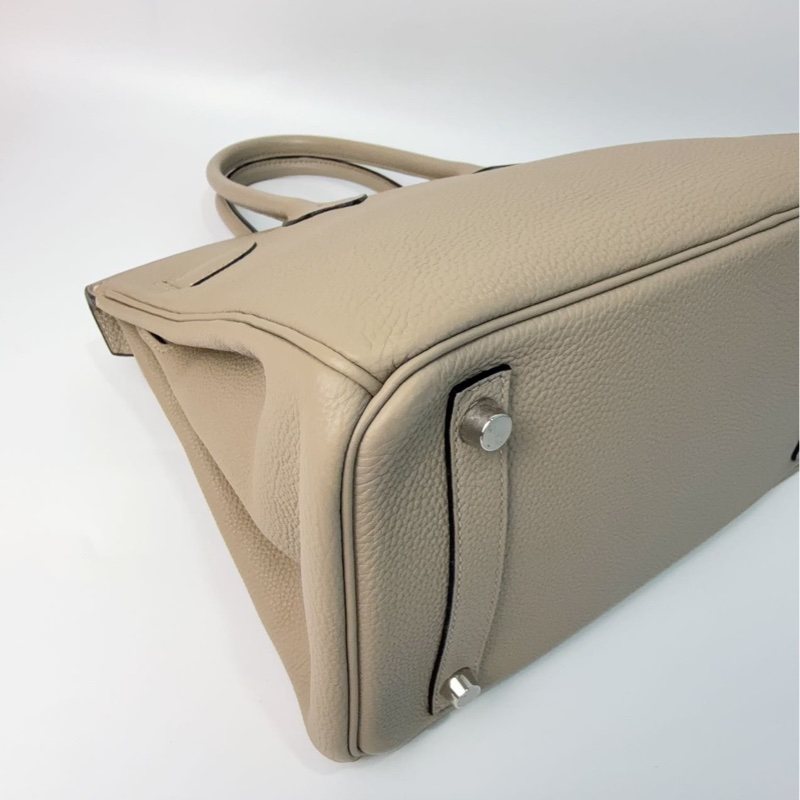 愛馬仕Hermès Birkin 30 斑鳩灰 Togo皮|銀扣|框I刻-13