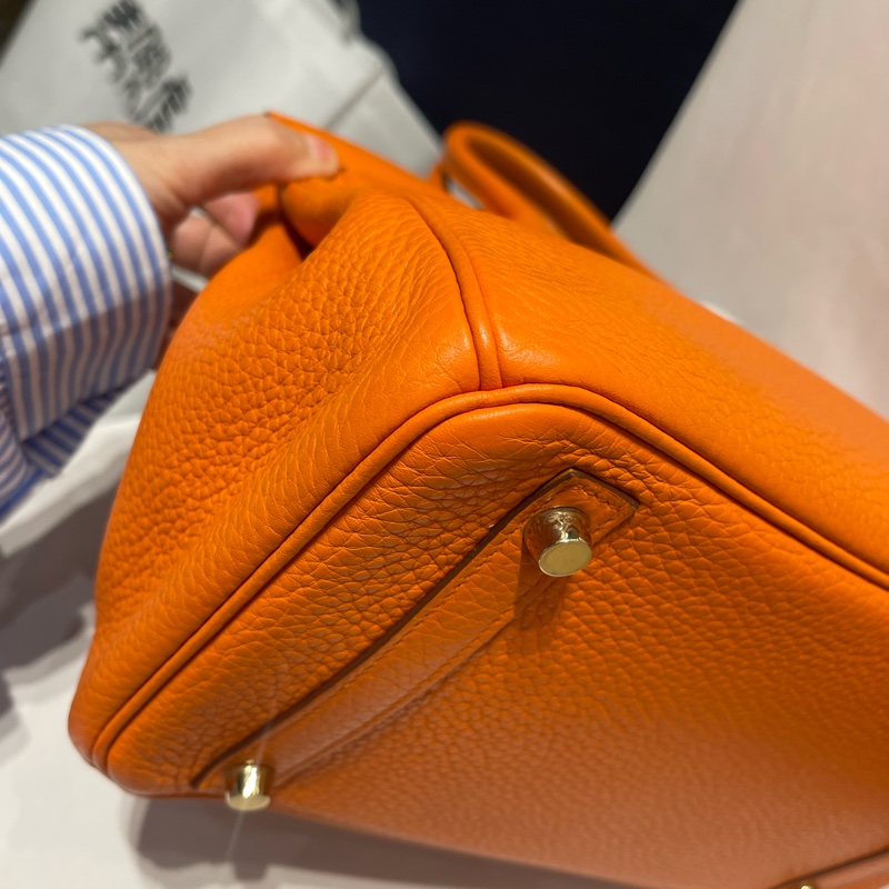 ✨Hermès Birkin 30 愛馬仕橙 Togo皮|金扣|圈O刻 1985 Vintage-3