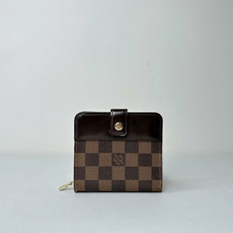LV Damier Ebene棋盤格短夾