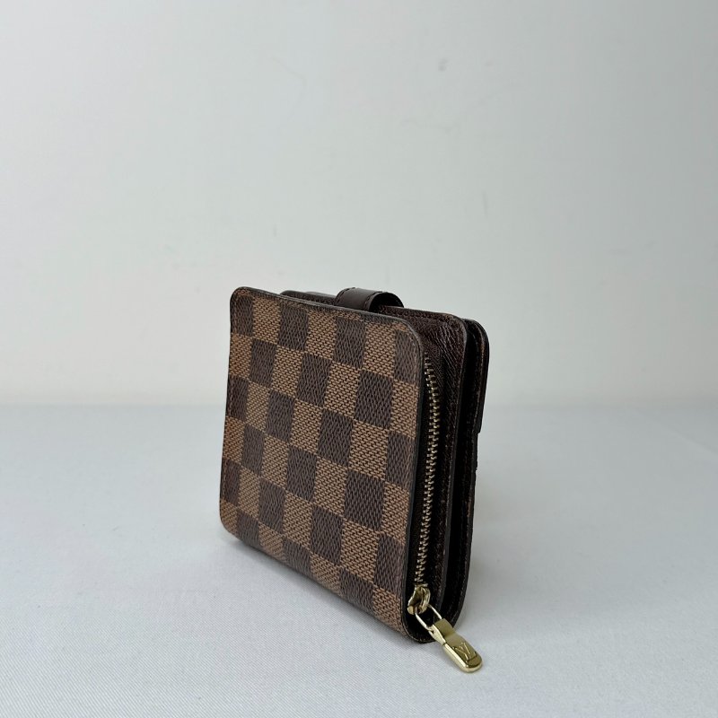 LV Damier Ebene棋盤格短夾-4