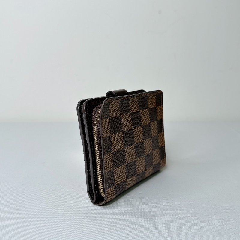 LV Damier Ebene棋盤格短夾-5