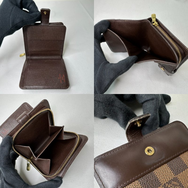 LV Damier Ebene棋盤格短夾-6