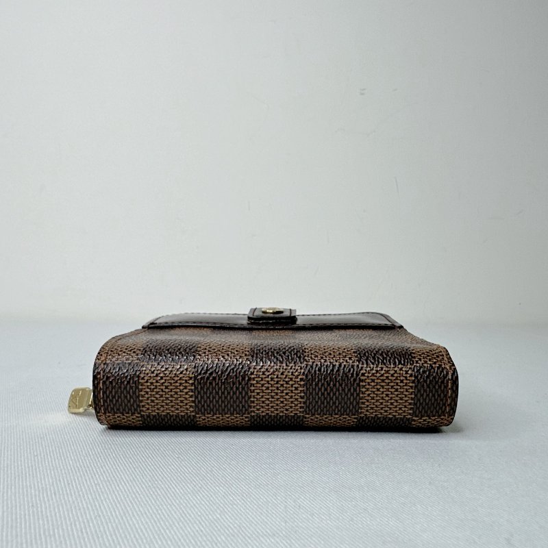 LV Damier Ebene棋盤格短夾-8