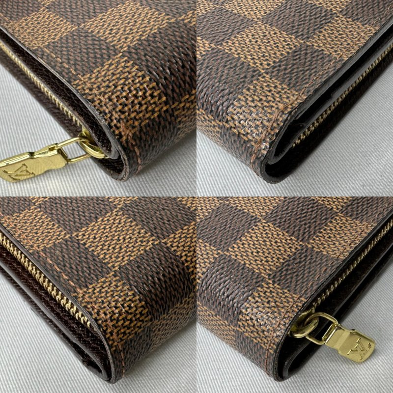 LV Damier Ebene棋盤格短夾-9