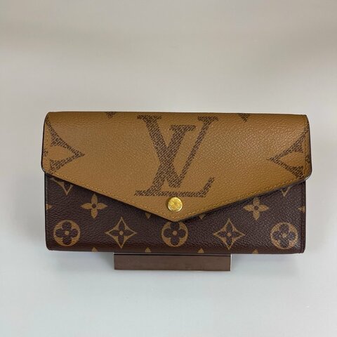LV M80726/晶片款 拚色信封長夾