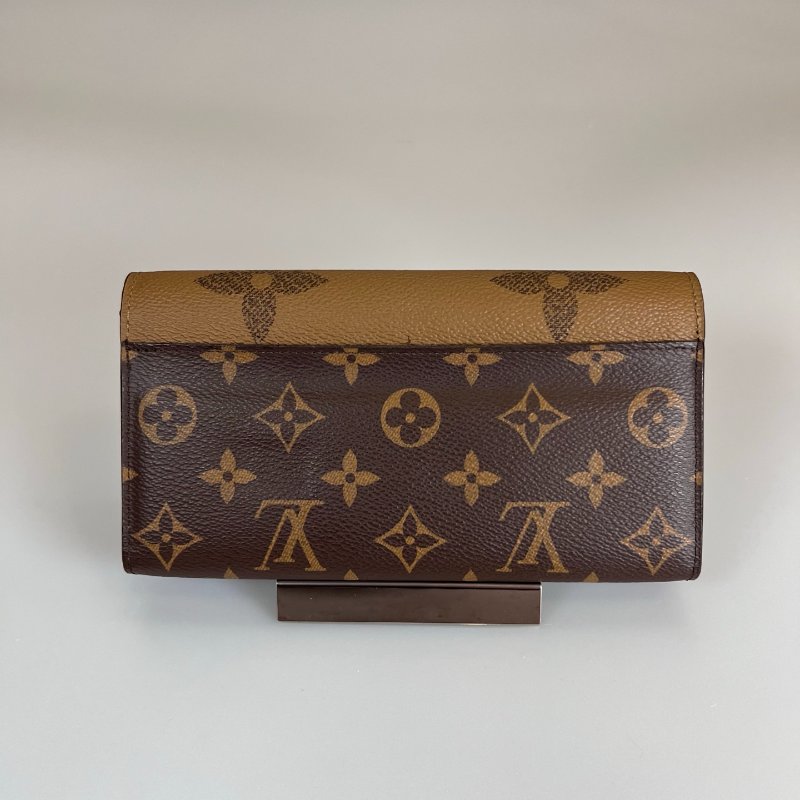 LV M80726/晶片款 拚色信封長夾-1