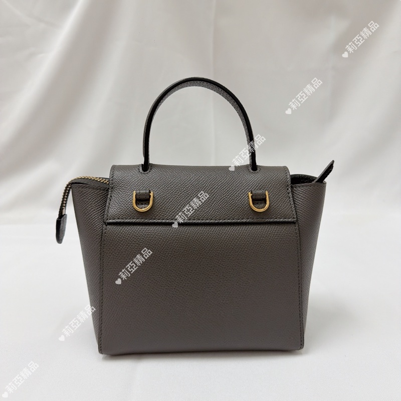 莉亞精品♡Celine Pico大象灰鯰魚包 二手-4