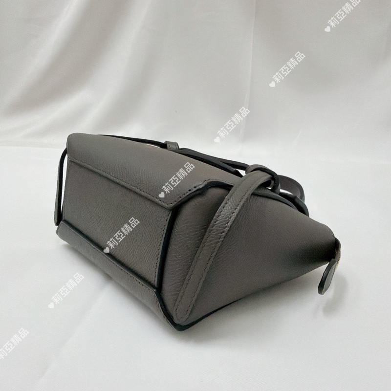 莉亞精品♡Celine Pico大象灰鯰魚包 二手-7