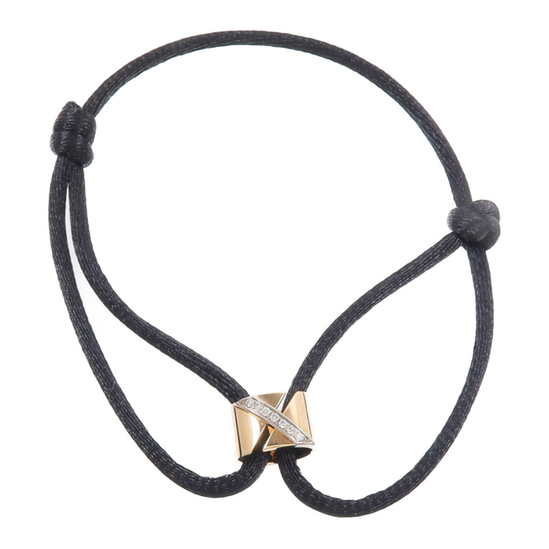 Chaumet 18K玫瑰金Liens Evidence鑽石手繩-3