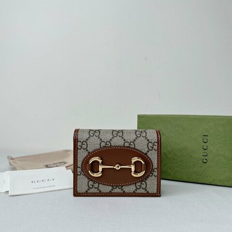 GUCCI 全新1955系列卡包式短夾