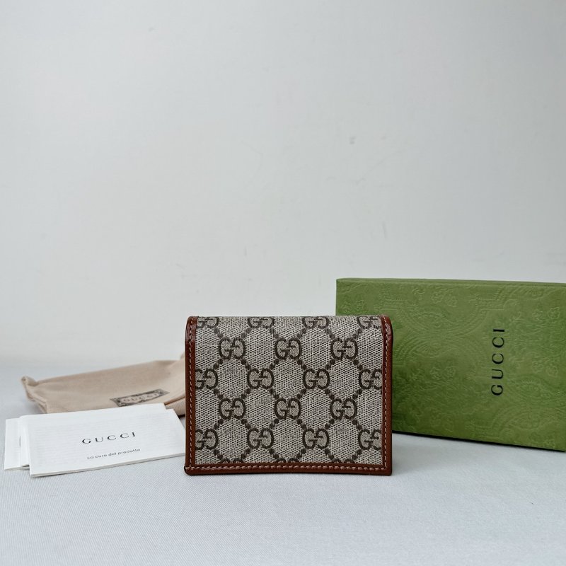 GUCCI 全新1955系列卡包式短夾-1