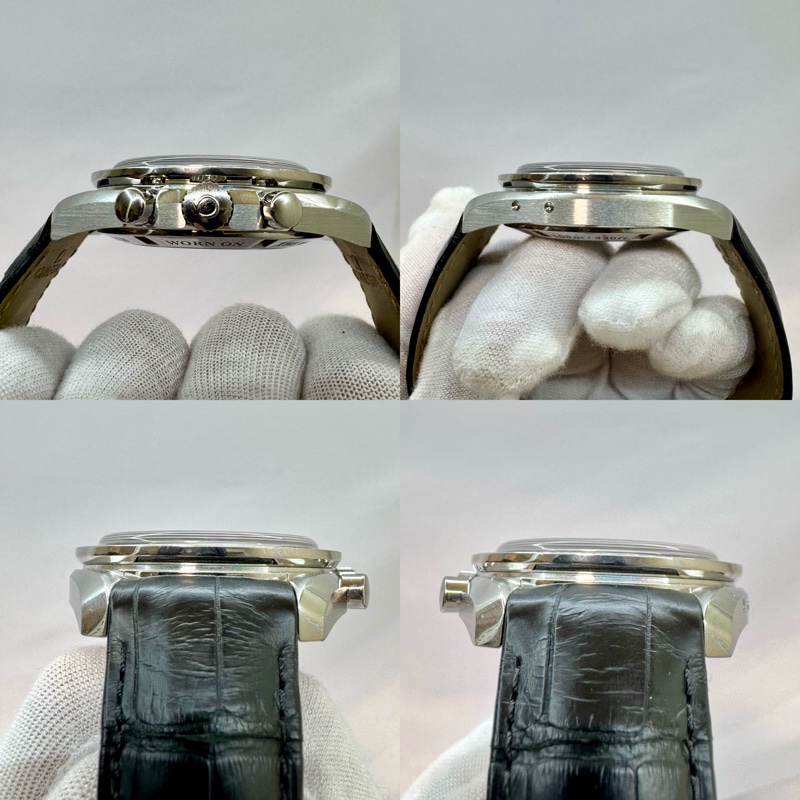 歐米茄 Speedmaster 砂金星空月相 黑色鱷魚皮錶帶 型號 311.33.44.32.01.001-2