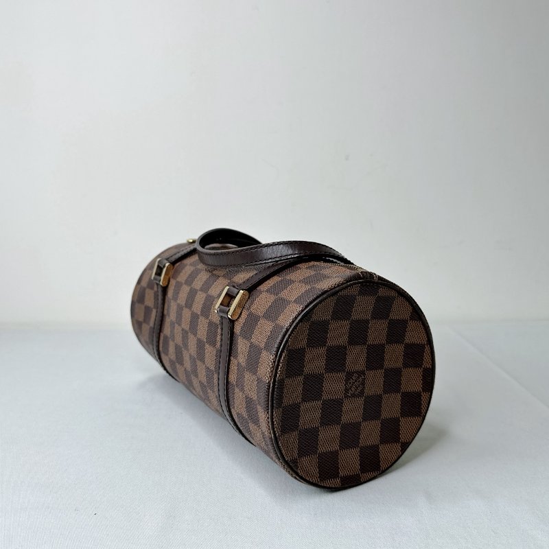 LV Papillon棋盤格圓筒包-2