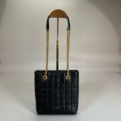 YSL 764051 黑羊皮方塊包