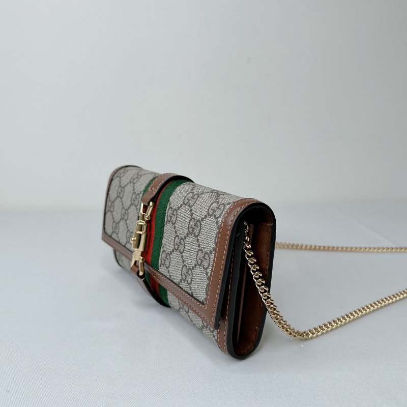GUCCI Jackie 1961帆布woc鏈包-2