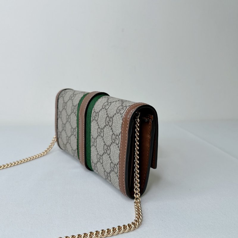 GUCCI Jackie 1961帆布woc鏈包-4