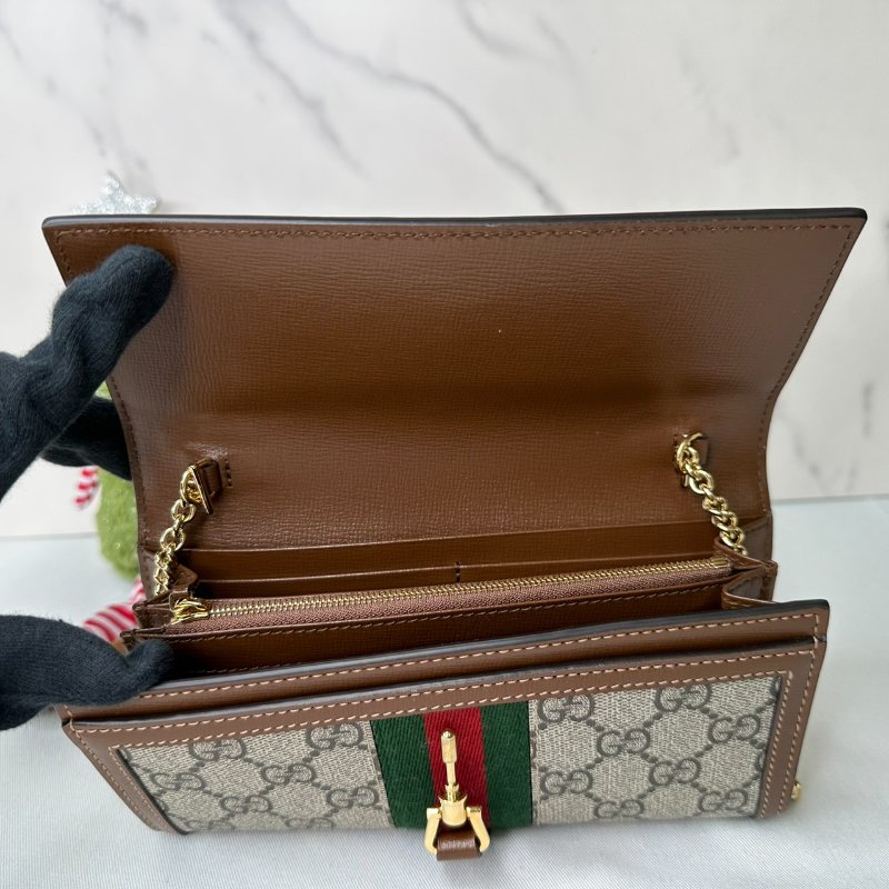 GUCCI Jackie 1961帆布鏈包-4