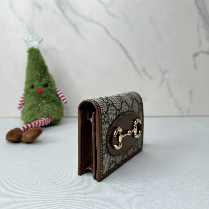 GUCCI 全新1955帆布短夾-3