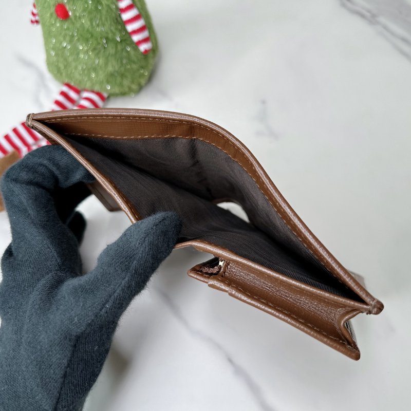 GUCCI 全新1955帆布短夾-5