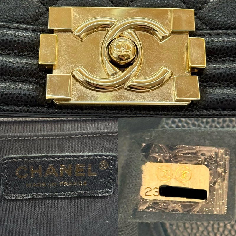 CHANEL 香奈兒 黑色BOY 25 肩背/斜背包-7