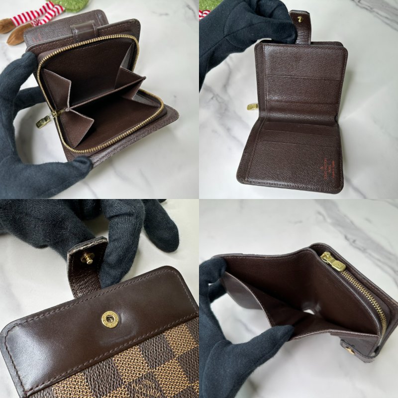 LV 棋盤格短夾-4
