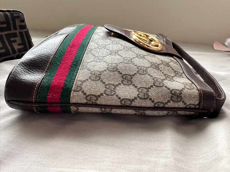 ✨【Vintage Gucci 經典GG Ophidia肩背包】✨ 老花控看到會直接心動的那種復古美❤️90年代 Gucci 氛圍感直接拉滿-5