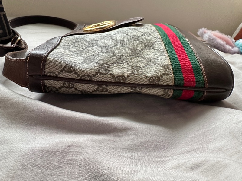 ✨【Vintage Gucci 經典GG Ophidia肩背包】✨ 老花控看到會直接心動的那種復古美❤️90年代 Gucci 氛圍感直接拉滿-6