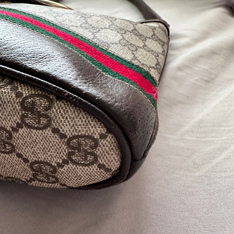 ✨【Vintage Gucci 經典GG Ophidia肩背包】✨ 老花控看到會直接心動的那種復古美❤️90年代 Gucci 氛圍感直接拉滿-10