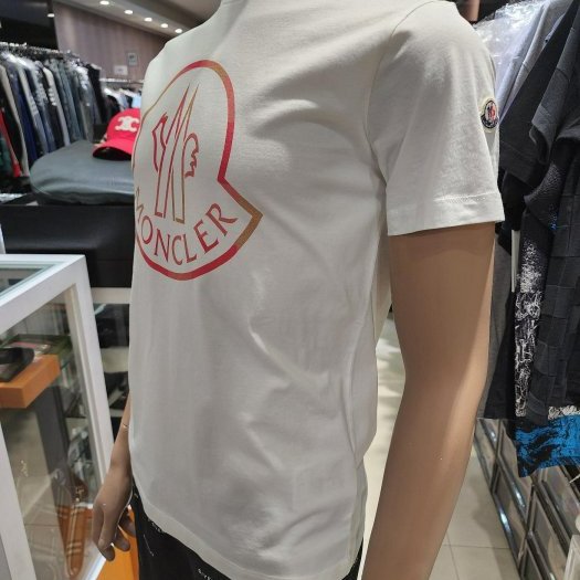 💎Han's house精品服飾💎 moncler LOGO 短 T 白 青年款=男成人XS S 原價 7100-4