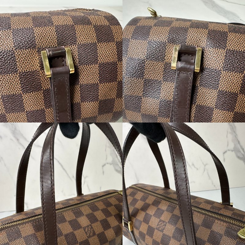 LV 棋盤格圓筒包-5
