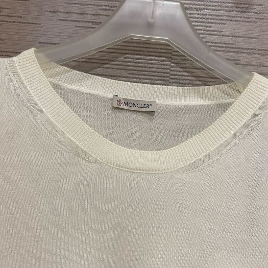 💎Han's house精品服飾💎moncler LOGO 短 T 針織拼接尼龍 連身裙 洋裝 現貨XS 原價12000-5