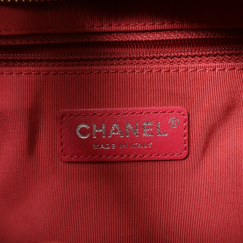 CHANEL 牛皮皮革Gabrielle Medium鏈帶肩背袋-5