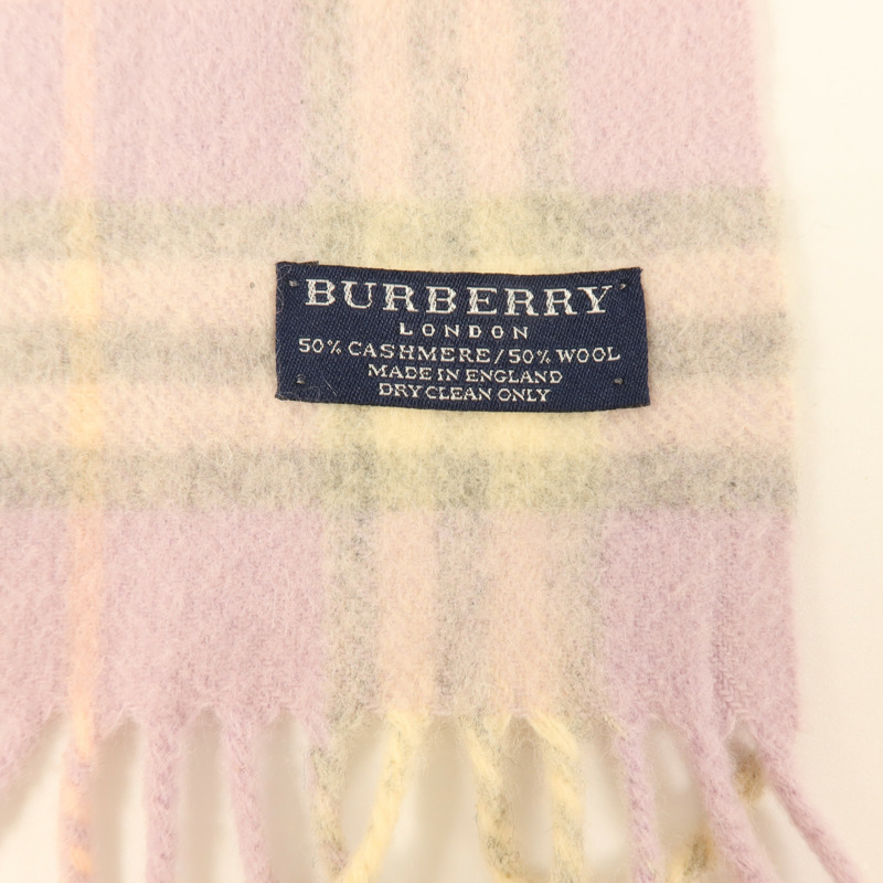 BURBERRY 羊毛Scarf 132x31cm圍巾-5