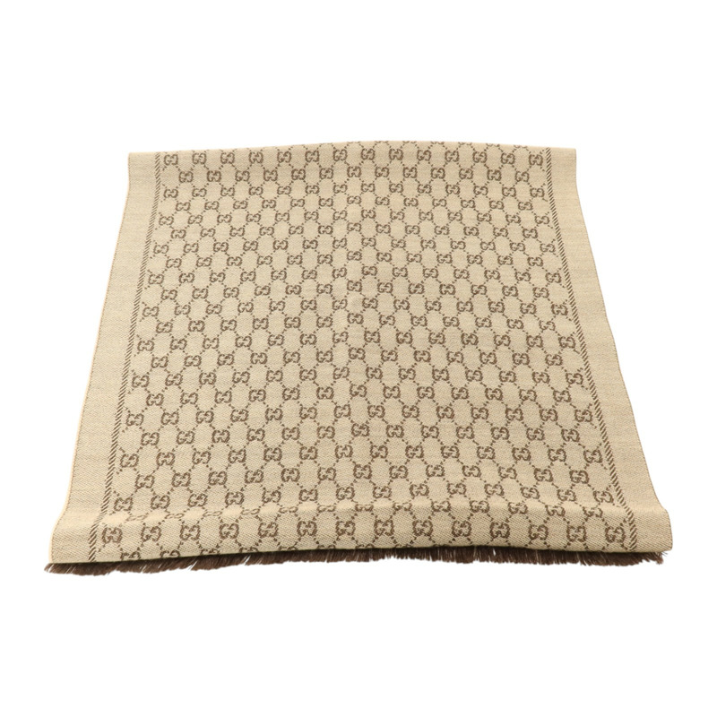 GUCCI 羊毛Scarl 48x180cm圍巾-1