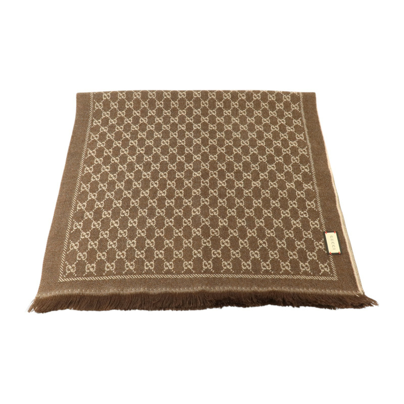 GUCCI 羊毛Scarl 48x180cm圍巾-2