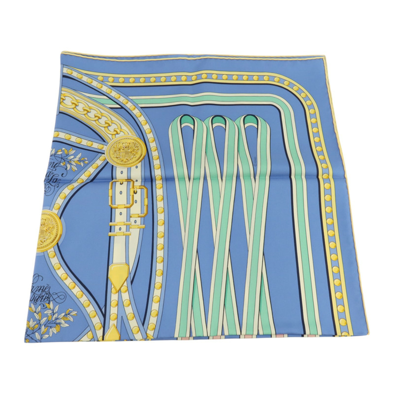 HERMES 絲質Scarf 90x90cm絲巾-1