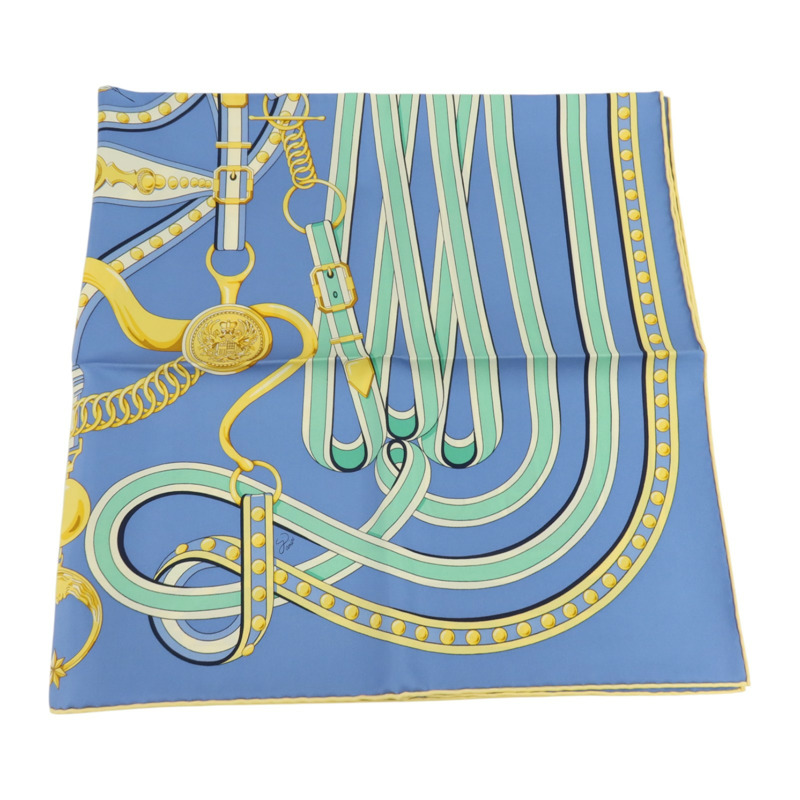 HERMES 絲質Scarf 90x90cm絲巾-4