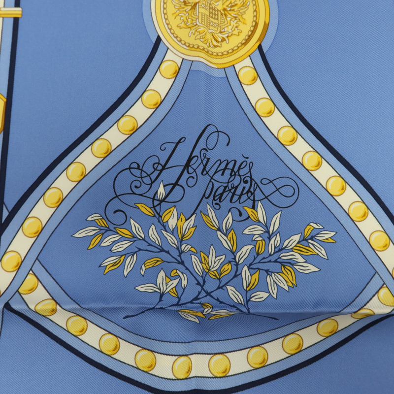 HERMES 絲質Scarf 90x90cm絲巾-5