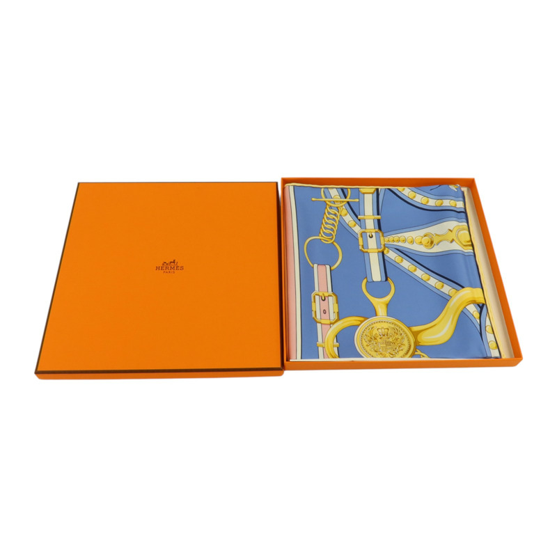 HERMES 絲質Scarf 90x90cm絲巾-9