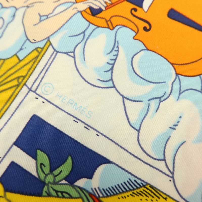 HERMES 絲質Scarf 90x90cm絲巾-6