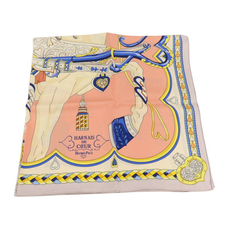 HERMES 絲質Scarf 90x90cm絲巾-1