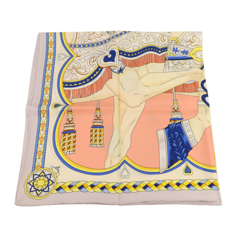 HERMES 絲質Scarf 90x90cm絲巾-3