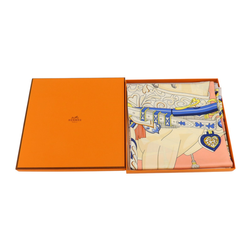 HERMES 絲質Scarf 90x90cm絲巾-9