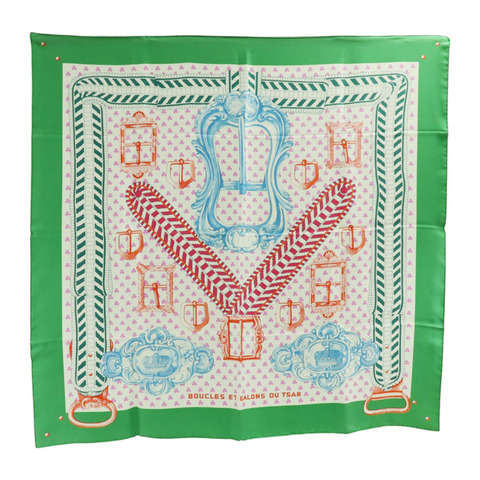 HERMES 絲質Scarf 90x90cm絲巾