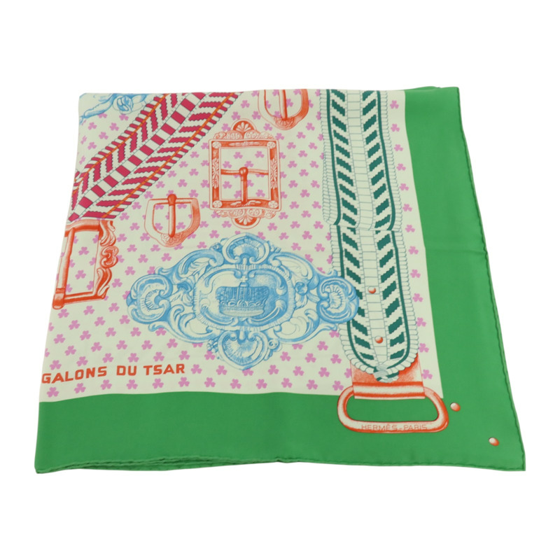 HERMES 絲質Scarf 90x90cm絲巾-3