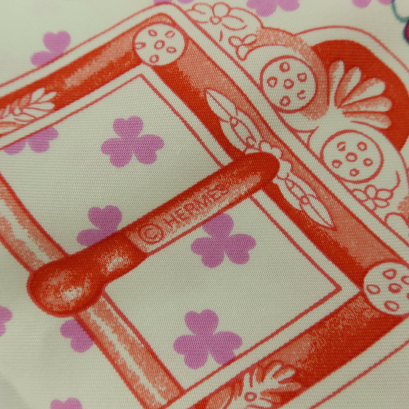 HERMES 絲質Scarf 90x90cm絲巾-6