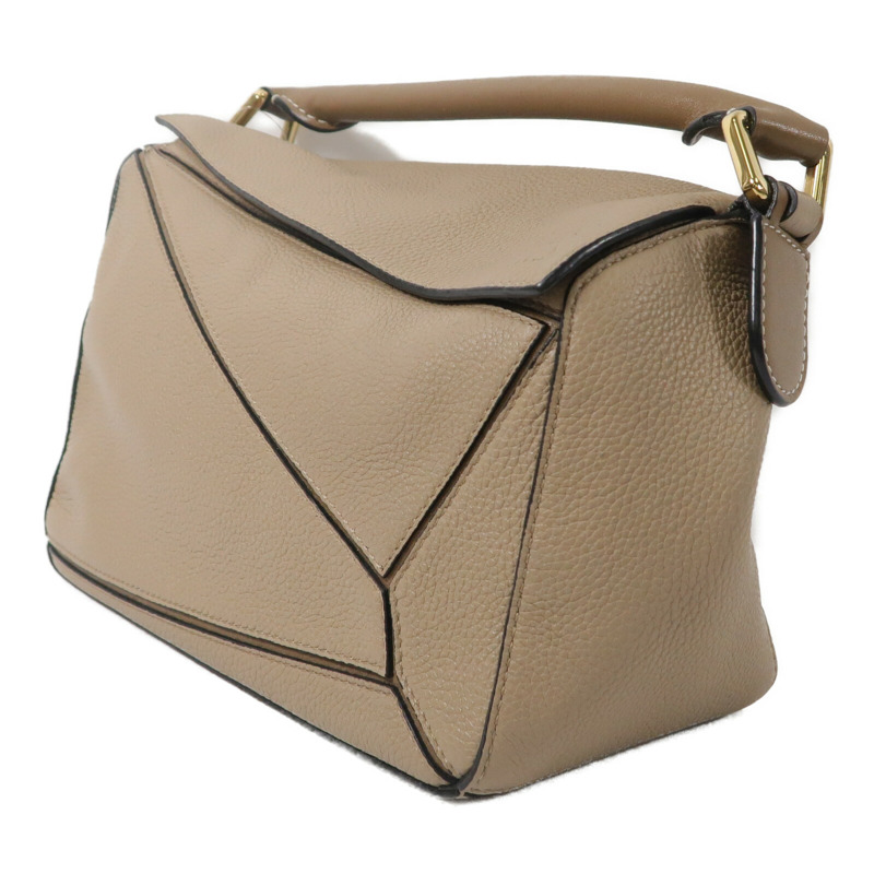 LOEWE 牛皮皮革Puzzle Small手挽肩背兩用袋-2