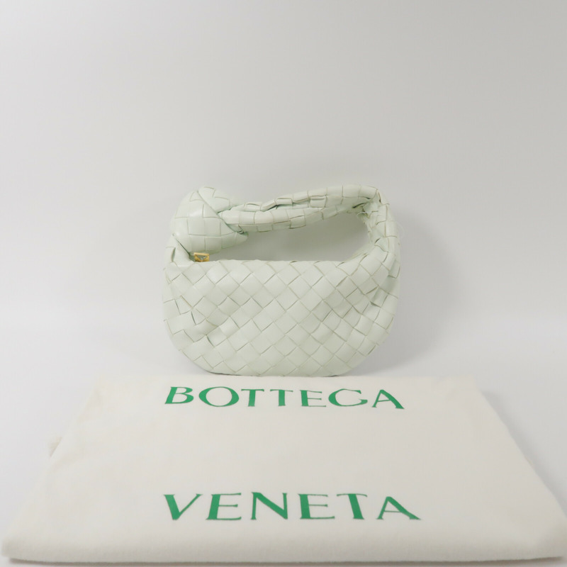 BOTTEGA VENETA 羊皮皮革Mini Jodie手挽袋-7
